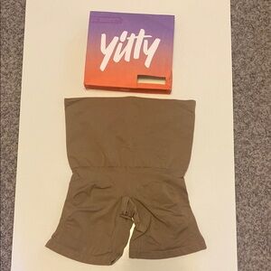 Yitty Shaping Ultra High Waist Short Moody Taupe Shade 1X/2X NWT